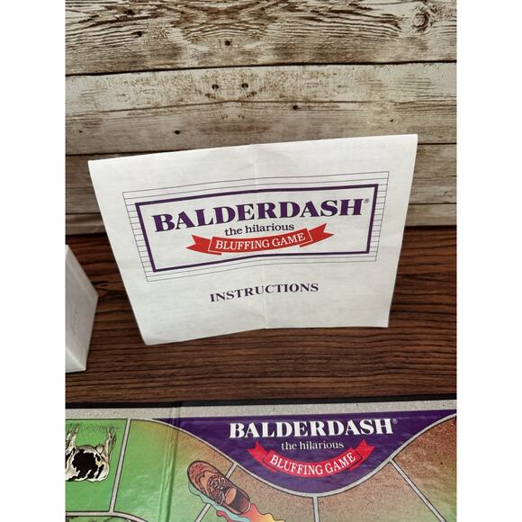 Balderdash Board Game Vintage‎ Original 1984 Hilarious Bluffing Game - Picture 7 of 8